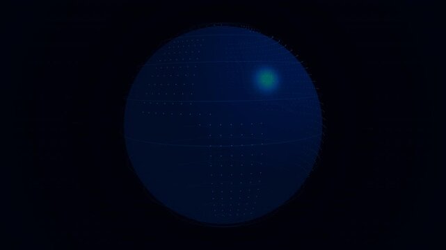 News world map background seamless loop digital tech style