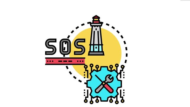System implementing real time alert notifications for critical situations, offering immediate warning and proactive technical support for swift issue resolution and secure monitoring