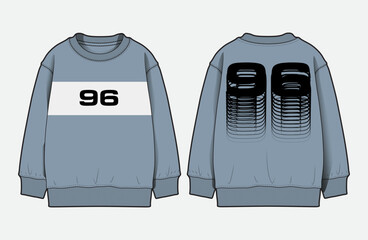 Modern Menswear Sweatshirts with Colorblock Cut and Sew Details © 1312124