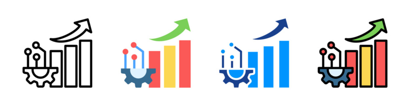 Technology Growth Collection Set Multiple Style