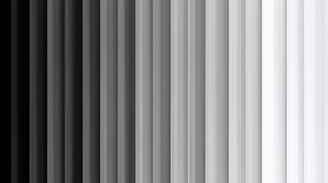 Vertical grayscale stripes transitioning from black to white in a smooth gradient pattern