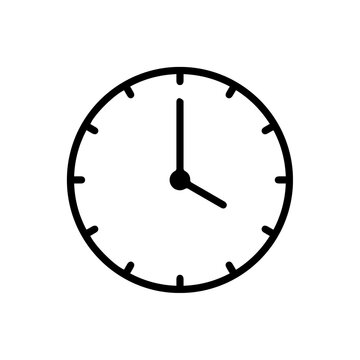 Untitled design - 11Minimalist clock dial or clock face graphic design with tick marks on a white background