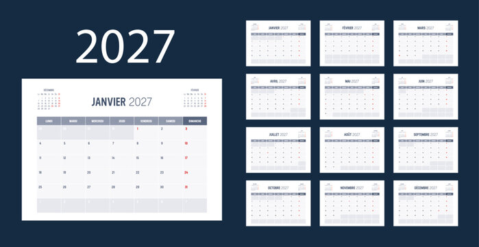 Calendrier Agenda 2022. Une page par mois.
