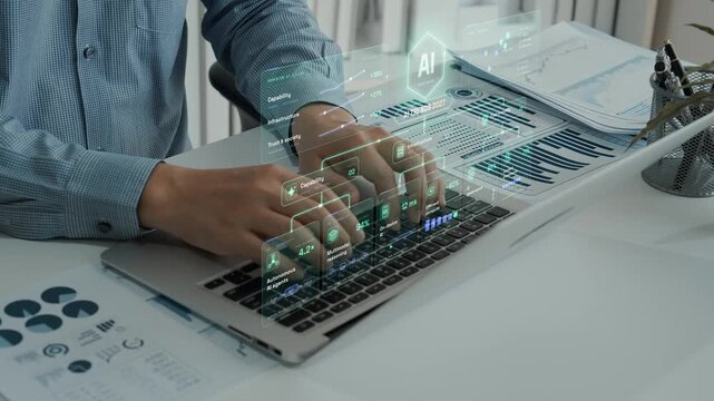 AI trends 2027 with autonomous AI agents, multimodal reasoning, on-device AI, efficient compute, AI governance and content provenance shaping future technology. Foretell.