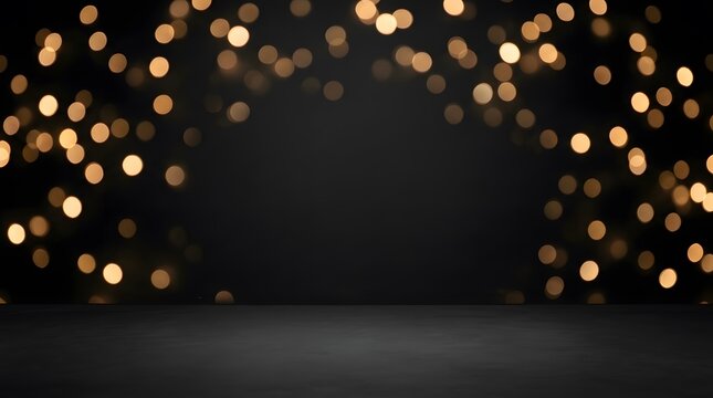 A captivating and dazzling christmas scene unfolds with a blurred backdrop of twinkling lights creating a festive and magical atmosphere for the holidays