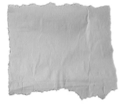 Torn paper piece