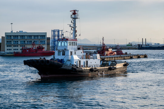 Tug boat for taking out the ships from the harbor
