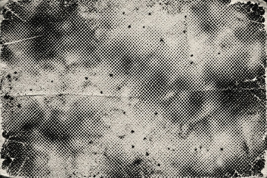 Mottled black halftone texture