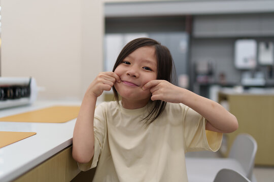 Child Making a Funny Face