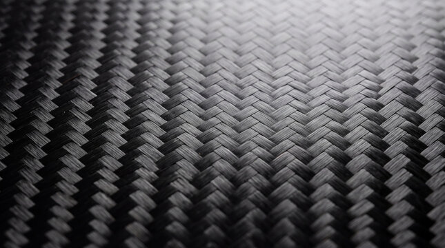 Black carbon fiber weave texture with diagonal twill pattern