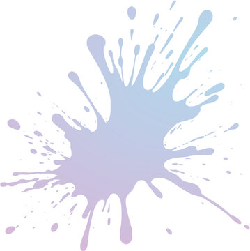 Colorful ink spot vector illustration featuring vibrant splashes, abstract texture, and artistic fluidity draw