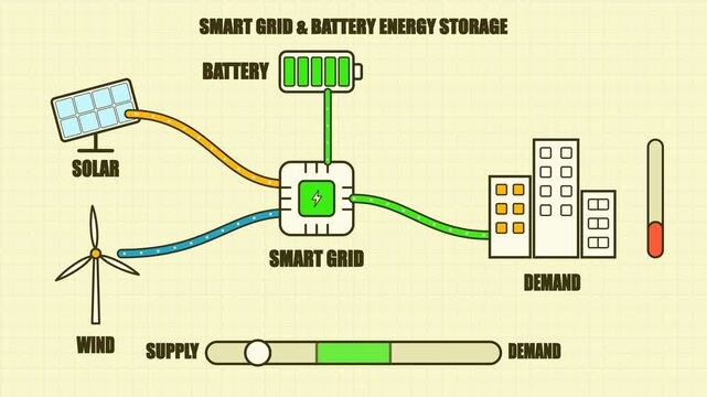 Sustainable energy management system utilizing solar and wind power with battery storage for urban electricity demand