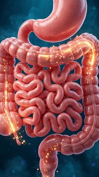3D Animation of Human Gastrointestinal Tract Digestion Process