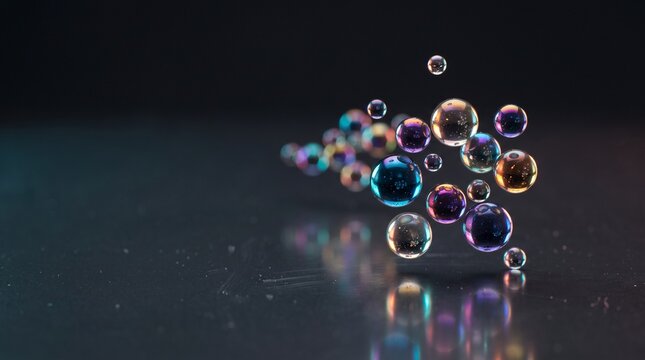 Floating prism beads over a graphite data field
