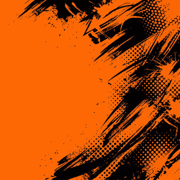Vibrant Sports Wallpaper With Abstract Halftone Splashes