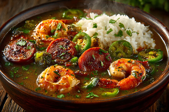 Savory Homemade Cajun Gumbo Stew