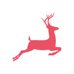 reindeer with red ribbon © Logo Pedia Plus