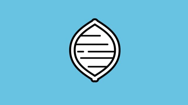 DNA line icon on the Alpha Channel