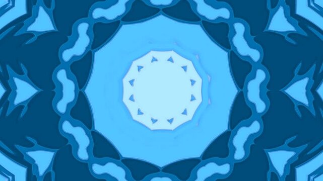 A mesmerizing three-dimensional spiral pattern unfolds in an intricate design that radiates outward from a central point