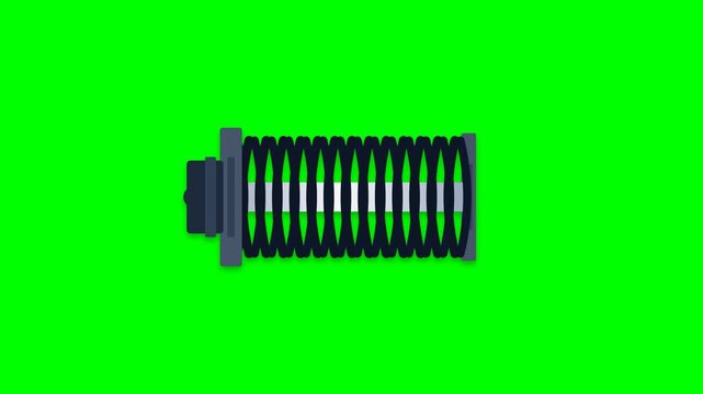Industrial Heavy Crawler Excavator Recoil Spring Shock Absorber Mechanism for Construction Machinery and Undercarriage