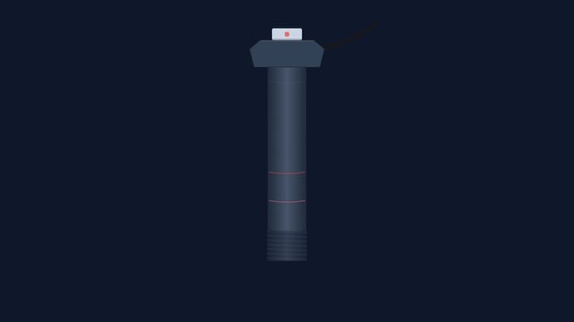 Industrial Ultrasonic Bolt Elongation Tension Measurement Transducer and Acoustic Stress Wave Sequence