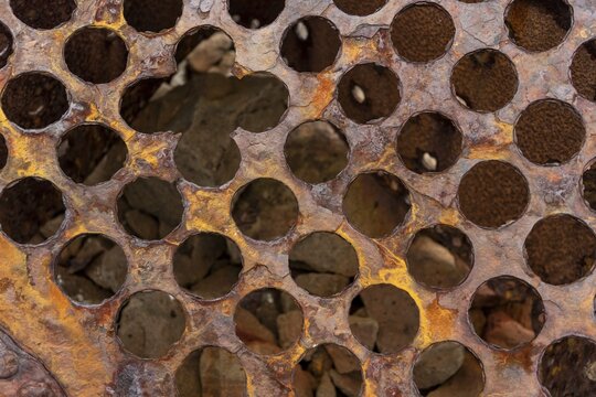 Rusty grid, Langanes Peninsula, Iceland