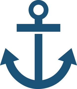 Nautical Anchor Symbol Logo