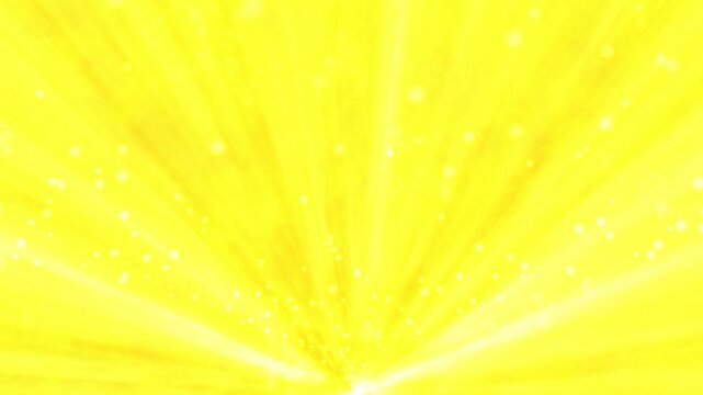 Swirling Glowing Particles on Golden Abstract Background
