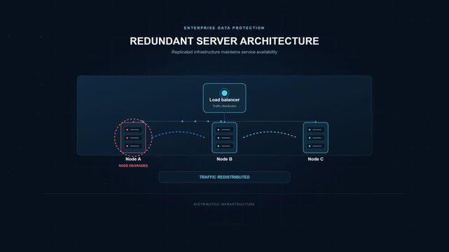 Redundant Server Architecture for High Availability