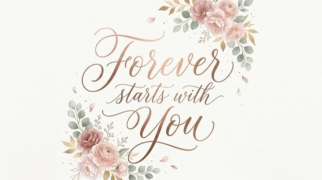 Wedding floral quote