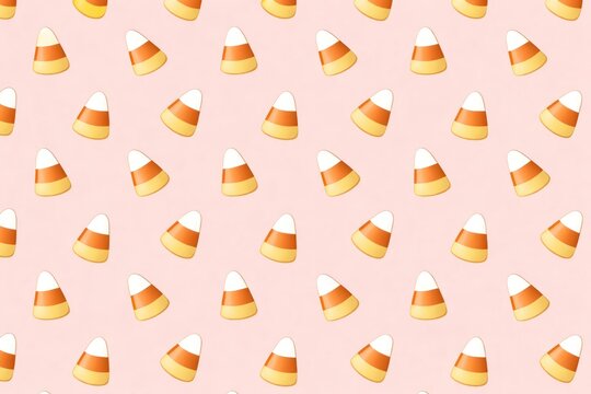 Candy corn pattern illustration.