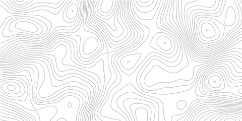 Abstract topographic map contour lines illustrating elevation gradient and geographic data on a white background modern digital design illustration © FS