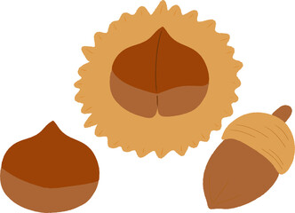 acorn and oak leaves낙엽, 낙엽일러스트, 낙엽그림, 가을낙엽, 가을잎, 나뭇잎, 나뭇잎일러스트, 나뭇잎그림, 가을일러스트, 가을그림, 가을요소, 가을소품, 가을장식, 가을꾸미기, 가을배경, 가을디자인, 단풍잎, 갈색낙엽, 귀여운낙엽, 낙엽캐릭터, 손그림, 낙서일러스트, 유치원가을자료, 어린이집가을자료, 스톡일러스트 © drnbee 