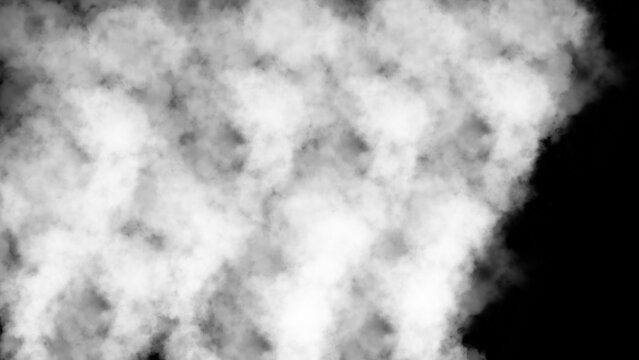 Abstract Smoke Background with Flowing Vapor and Atmospheric Effects