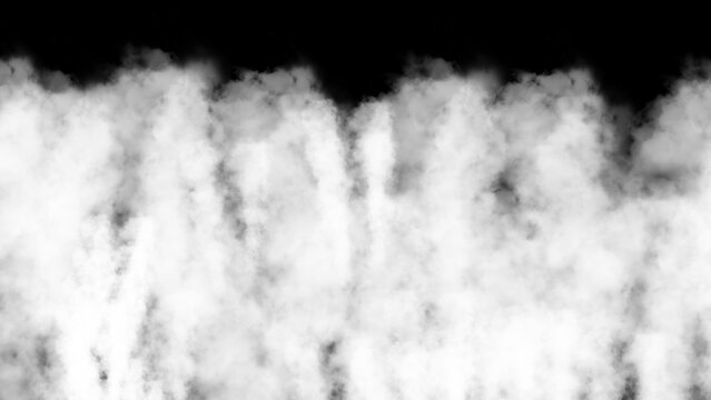 Abstract Smoke Background with Flowing Vapor and Atmospheric Effects