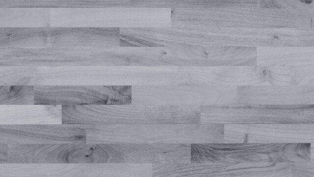 Grayscale Close-Up of Wooden Floor Planks with Distinct Grain and Knot Patterns for Modern Interior Design and Flooring Solutions