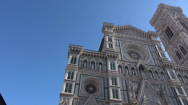 Florence, Italy, seen from below.