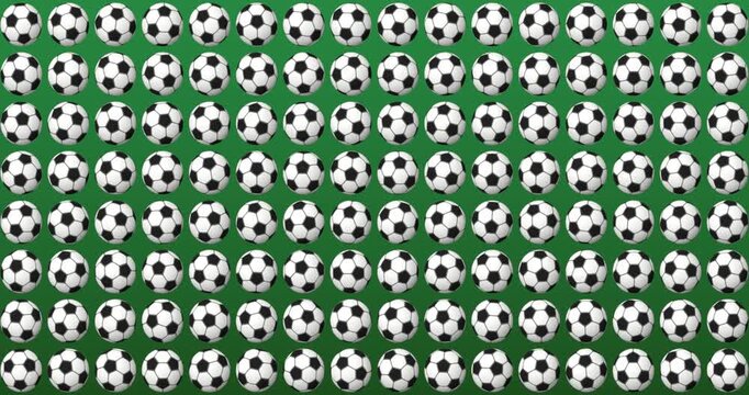 footballs falling to be used for social media and branding 