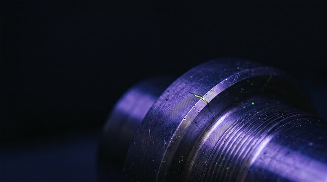 Industrial non destructive testing of metal part defects