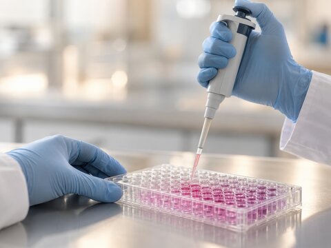 cancer signaling disruption during microplate testing
