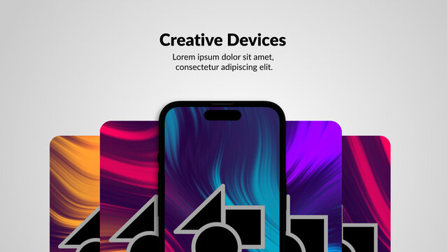 Creative Devices Mobile 5 &ndash; Animated Smartphone Mockups, Mobile Screen Presentations, Creative Phone Displays and Modern Technology Motion Graphics for Professional Video Editing
