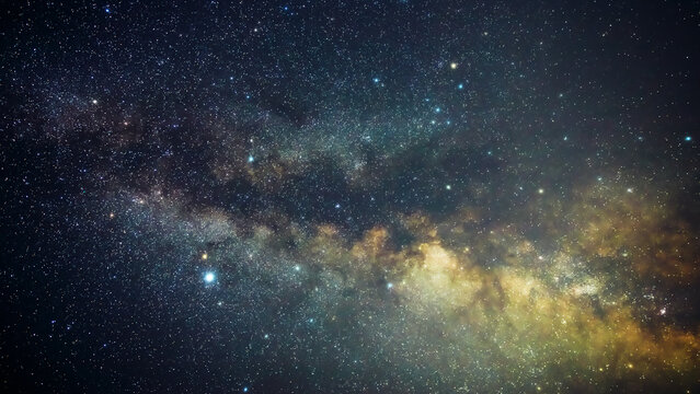 Summertime Milky Way stars and constellations.