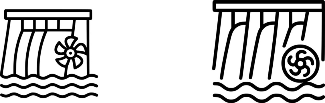 The air conditioner icon represents a cooling system with a fan and condenser unit, essential for maintaining indoor temperatures during hot weather