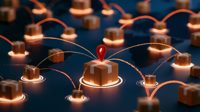 Digital network connection with interconnected nodes