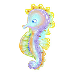 Colorful seahorses © กมลลักษณ์ แต้มสันเที