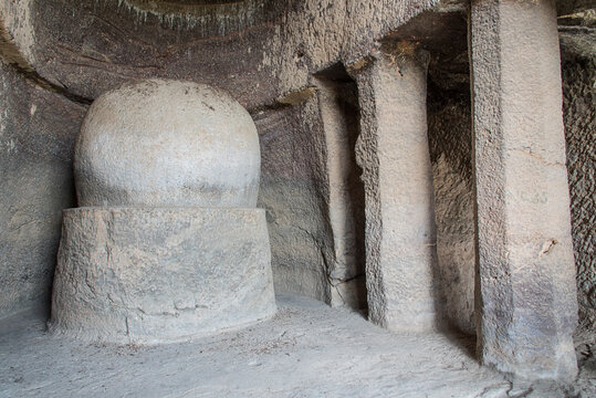Bhutalinga Caves or Bhut caves,  rock-cut caves of The Manmodi or Manmukud Caves complex, Carved between the 3rd century BCE and the 3rd century CE, Junnar, Pune, Maharashtra, India.