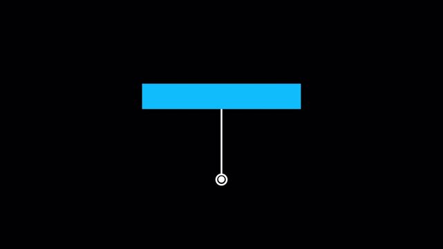 Animated Futuristic Hud callout rectangle text box animation for text highlighting Simple HUD elements rectangle digital interface box 4K animation transparent background alpha channel