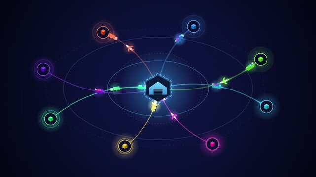 Smart hotel distribution network and data visualization