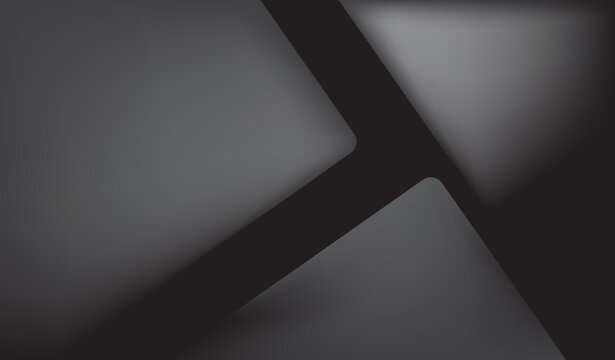 gradient and modern abstract dark black background template design