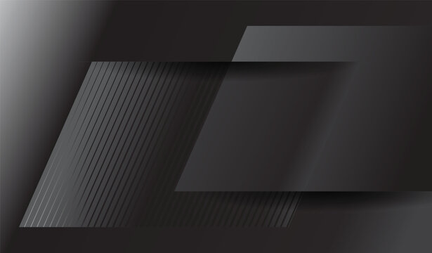 gradient and modern abstract dark black background template design